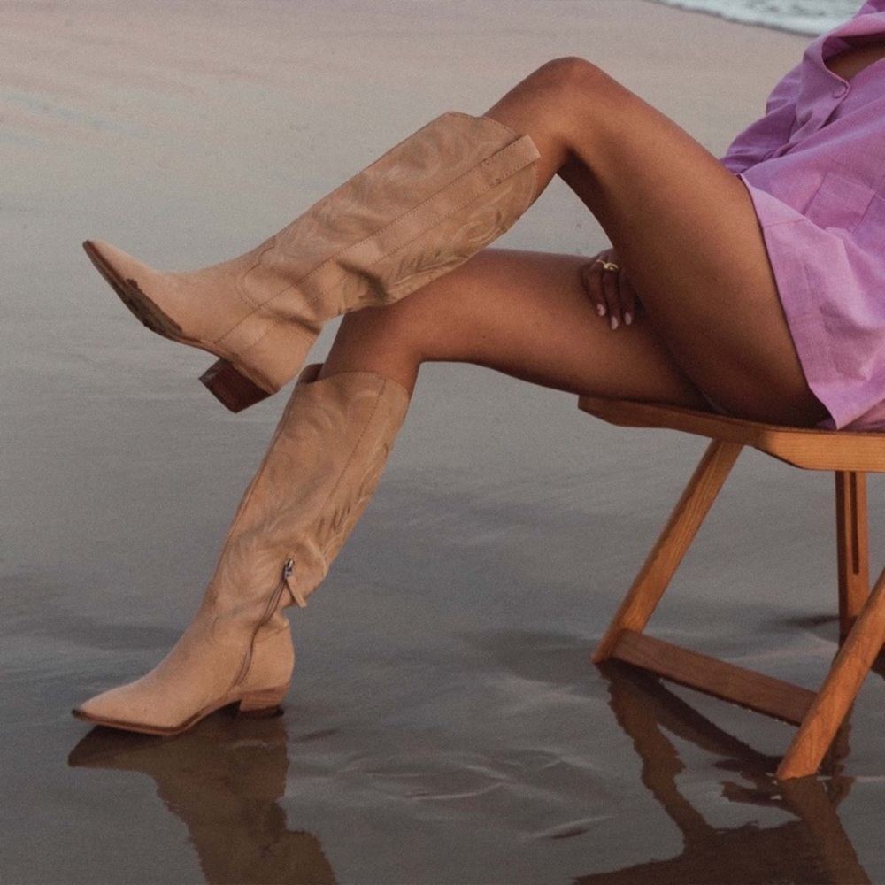 Dolce Vita Tan Heeled Boots